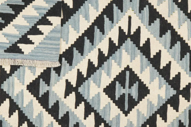 Kelim Gashgai · Handgewebt – Beige, 198x160 cm