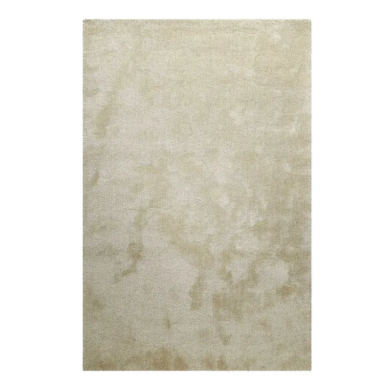 Teppich Beige Sand meliert Hochflor "Pisa" Homie Living