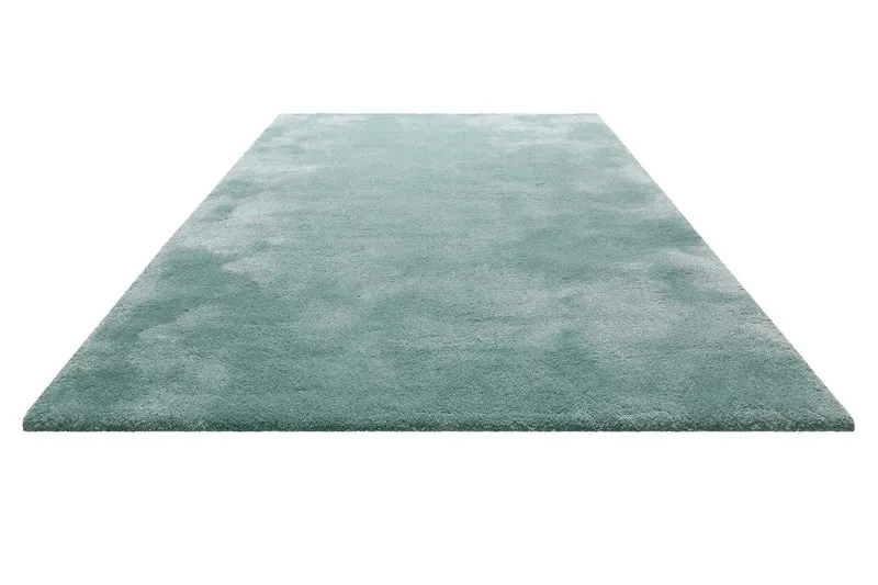 Teppich Türkis Grau Hochflor "Pisa" Homie Living