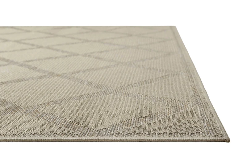 Outdoor Teppich Beige Grau "Bergamo" Homie Living