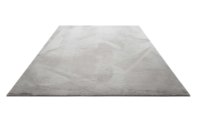 Kunstfell Teppich Hellgrau soft & weich "Villa Rosso" Homie Living