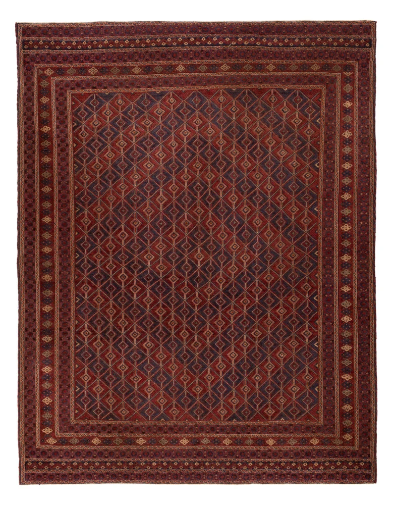 Kelim Afghan Teppich 210x282cm - rot