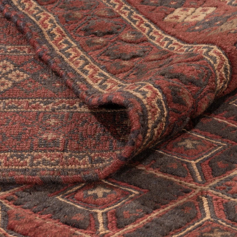 Kelim Afghan Teppich 210x282cm - rot