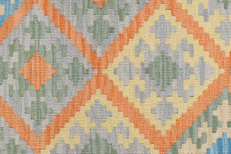 Kelim Gashgai · Handgewebt – Orange, 141x107 cm