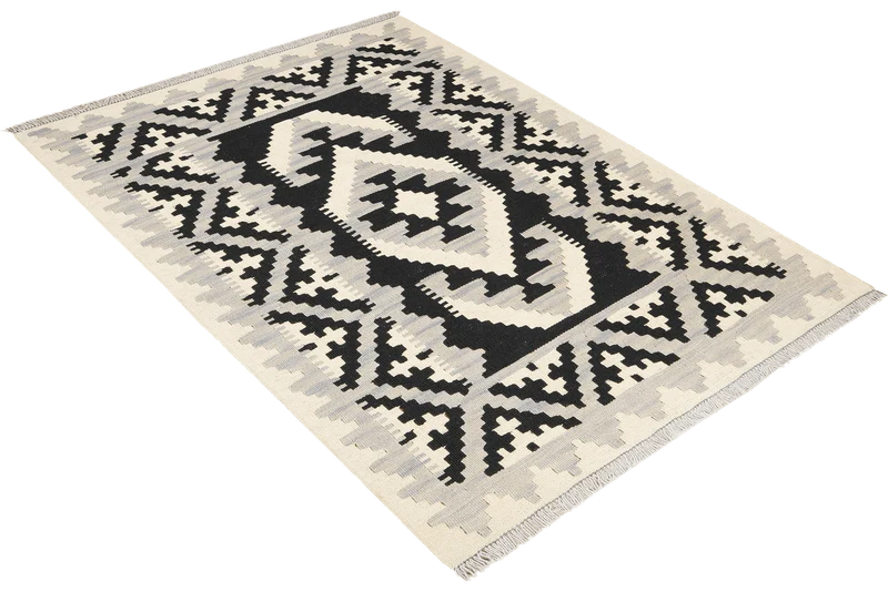 Kelim Gashgai · Handgewebt – Beige, 147x102 cm