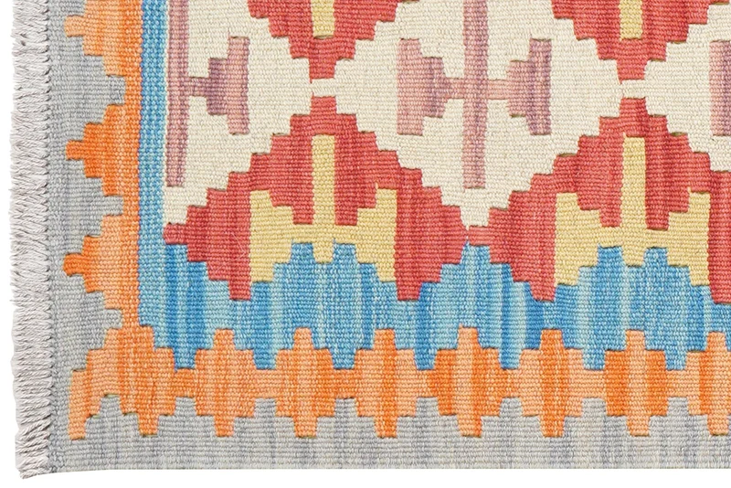 Kelim Gashgai · Handgewebt – Bunt, 189x59 cm
