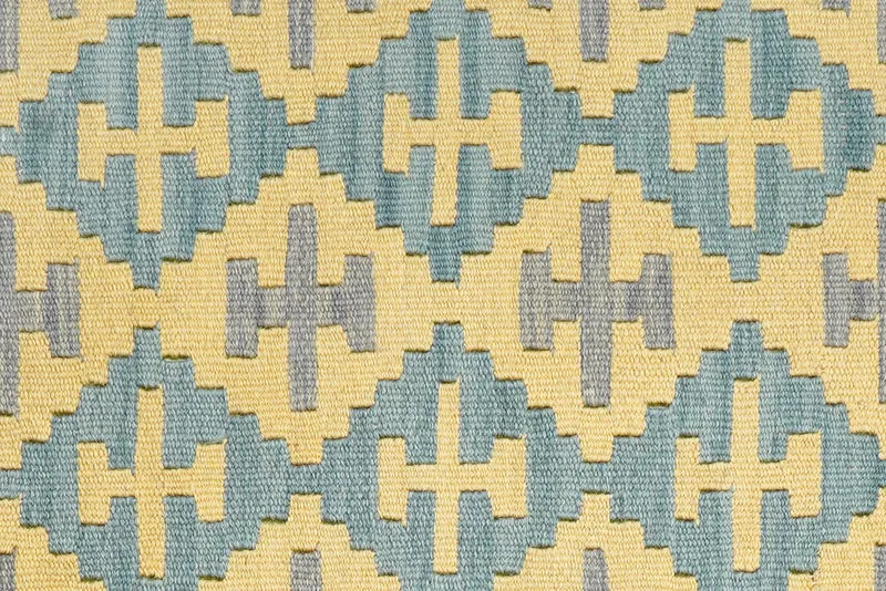 Kelim Gashgai · Handgewebt – Beige, 247x62 cm