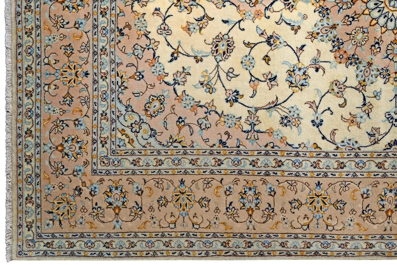 Yazd · Handgeknüpft – Beige, 303x201 cm