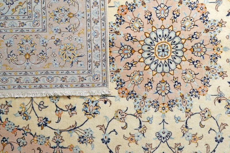 Yazd · Handgeknüpft – Beige, 303x201 cm