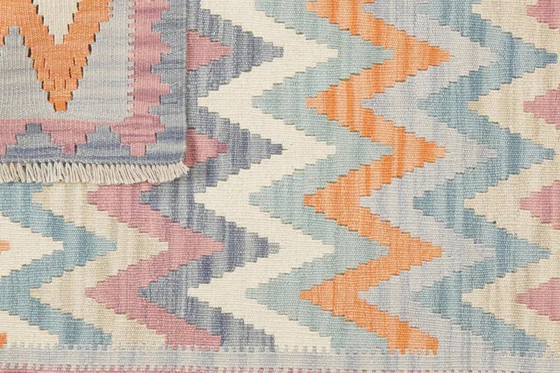 Kelim Gashgai · Handgewebt – Bunt, 186x87 cm