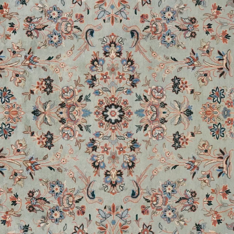 Yazd · Handgeknüpft – Grün, 292x199 cm