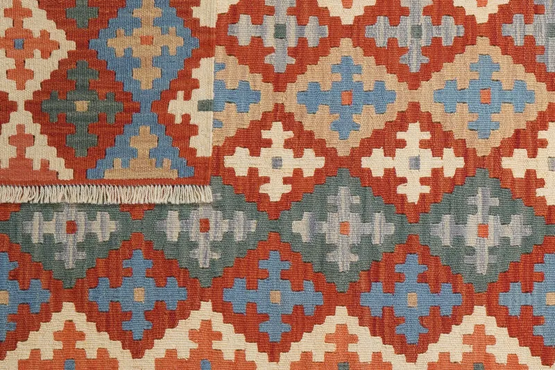 Kelim Gashgai · Handgewebt – Bunt, 176x128 cm