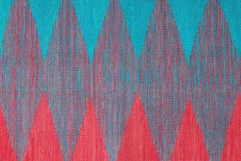 Kelim Gashgai · Handgewebt – Bunt, 215x65 cm