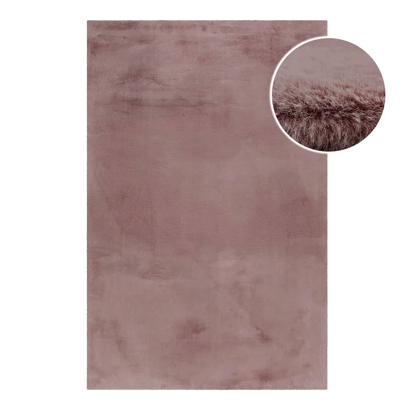 Esprit Teppich Altrosa und sehr flauschig Hochflor "Alice"