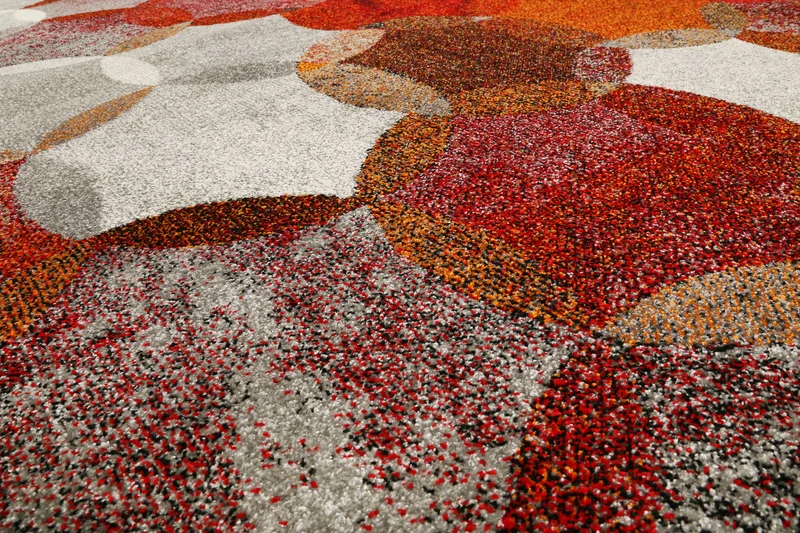 Esprit Teppich Rot Grau "Modernina"