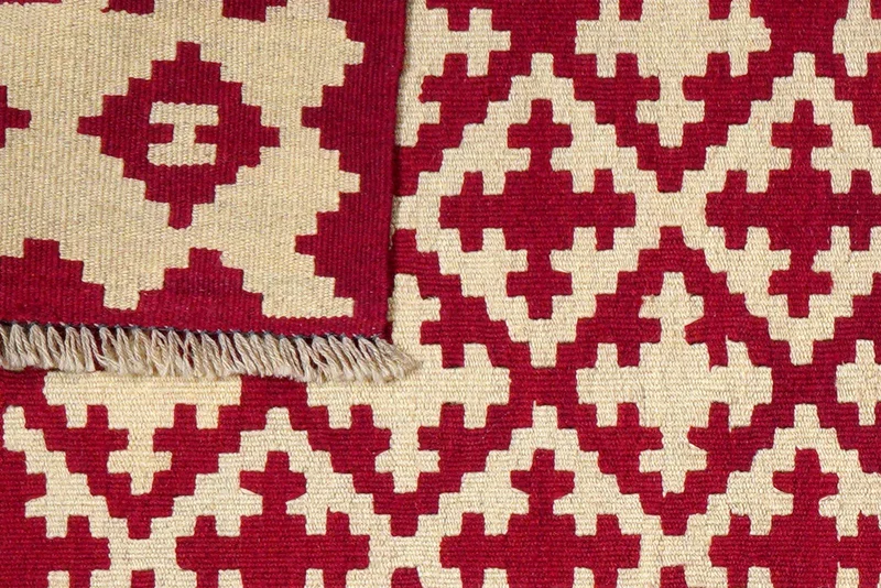 Kelim Gashgai · Handgewebt – Rot, 152x105 cm