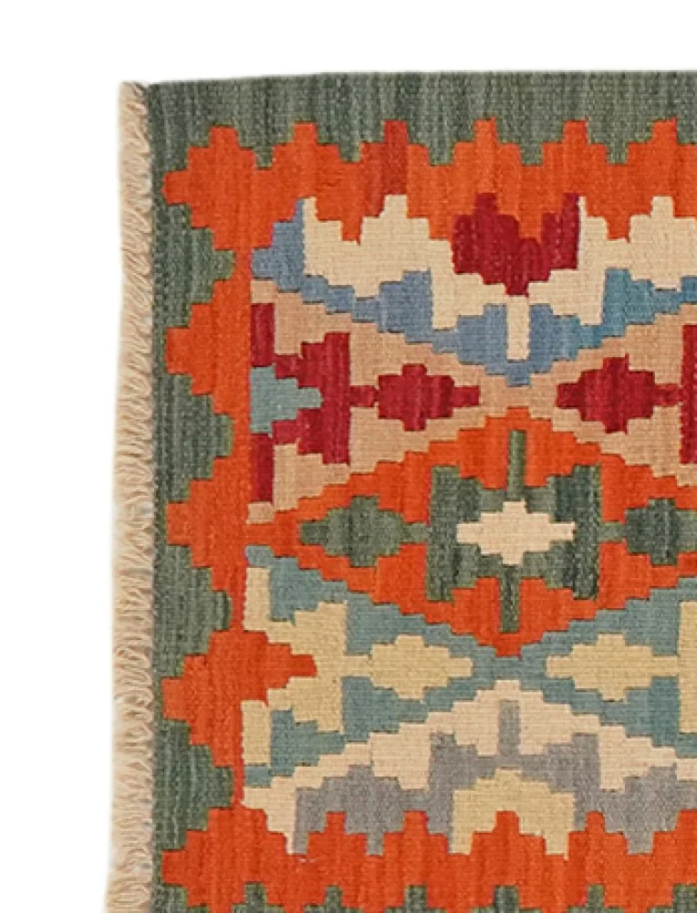 Kelim Gashgai · Handgewebt – Bunt, 187x57 cm