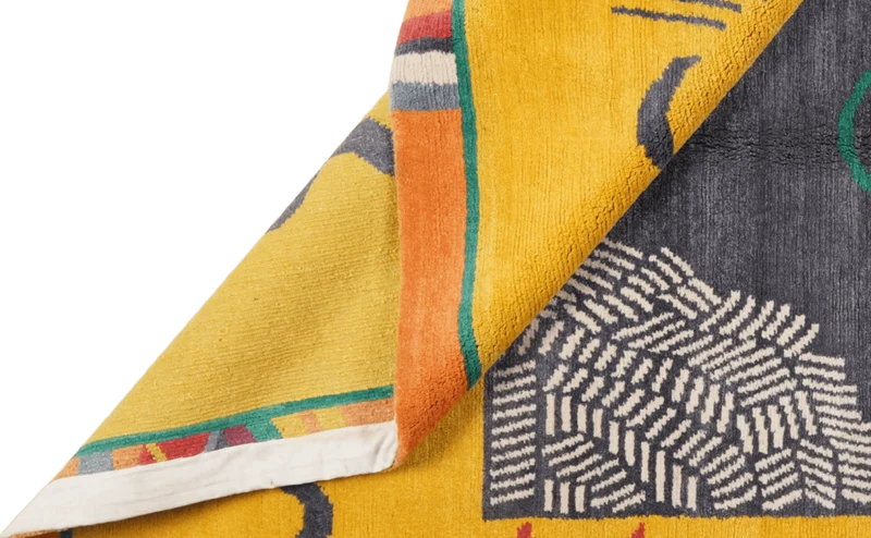 Nepal · Handgeknüpft – Gelb, 240x170 cm