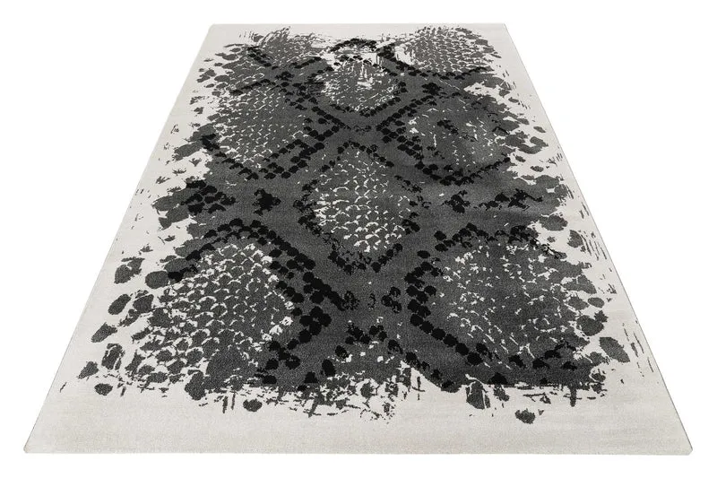 Teppich Grau Silber Kurzflor "Phyton" WECONhome