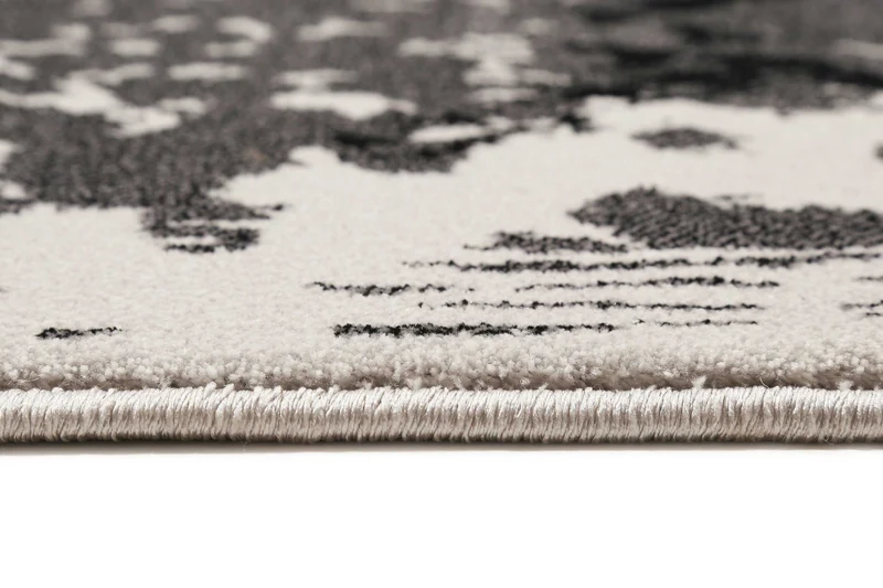 Teppich Grau Silber Kurzflor "Phyton" WECONhome