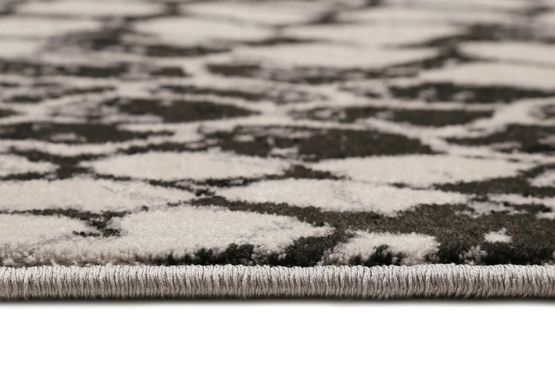 Teppich Grau Silber Kurzflor "Snake" WECONhome