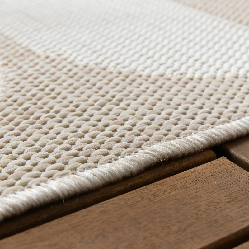 Outdoor Teppich - Capri Circles Beige Creme