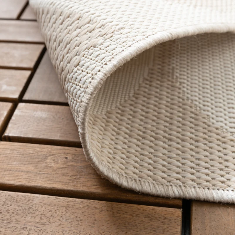 Outdoor Teppich - Capri Circles Beige Creme