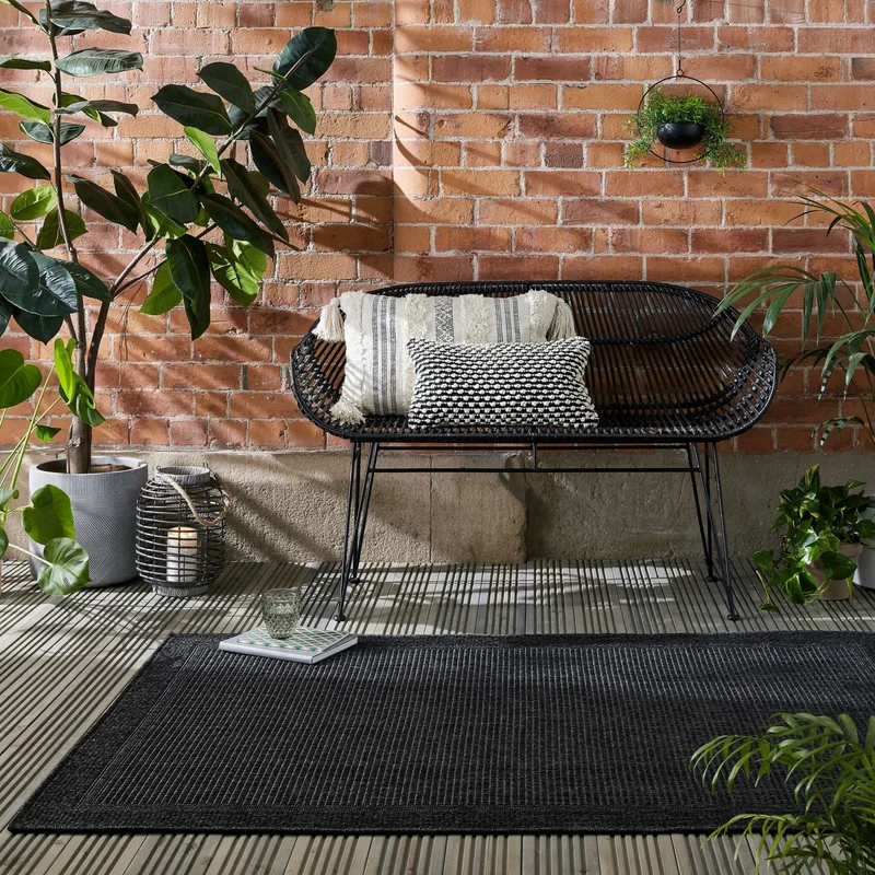 Outdoor Teppich - Emilio Weave Anthrazit