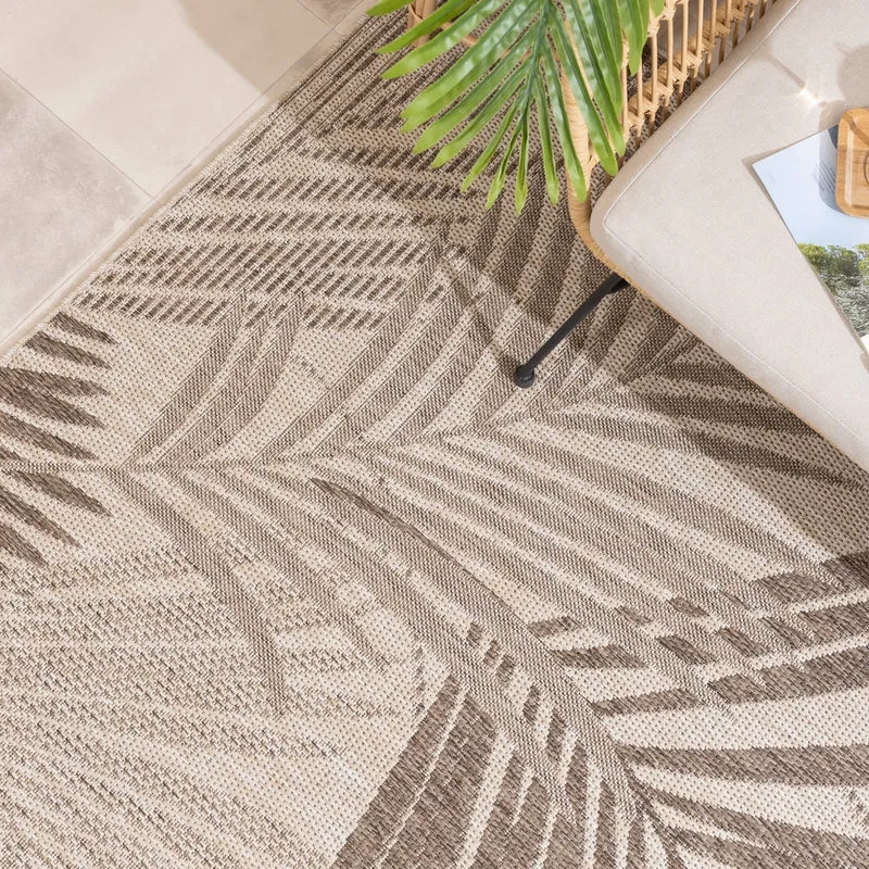 In- & Outdoor Teppich - Tiga Palm Taupe