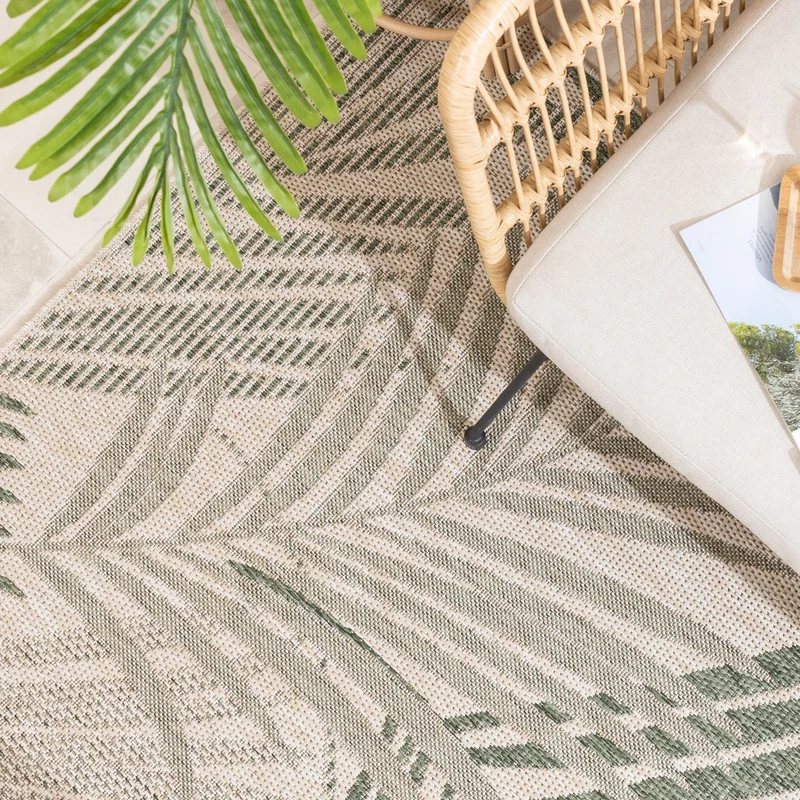 In- & Outdoor Teppich - Tiga Palm Grün