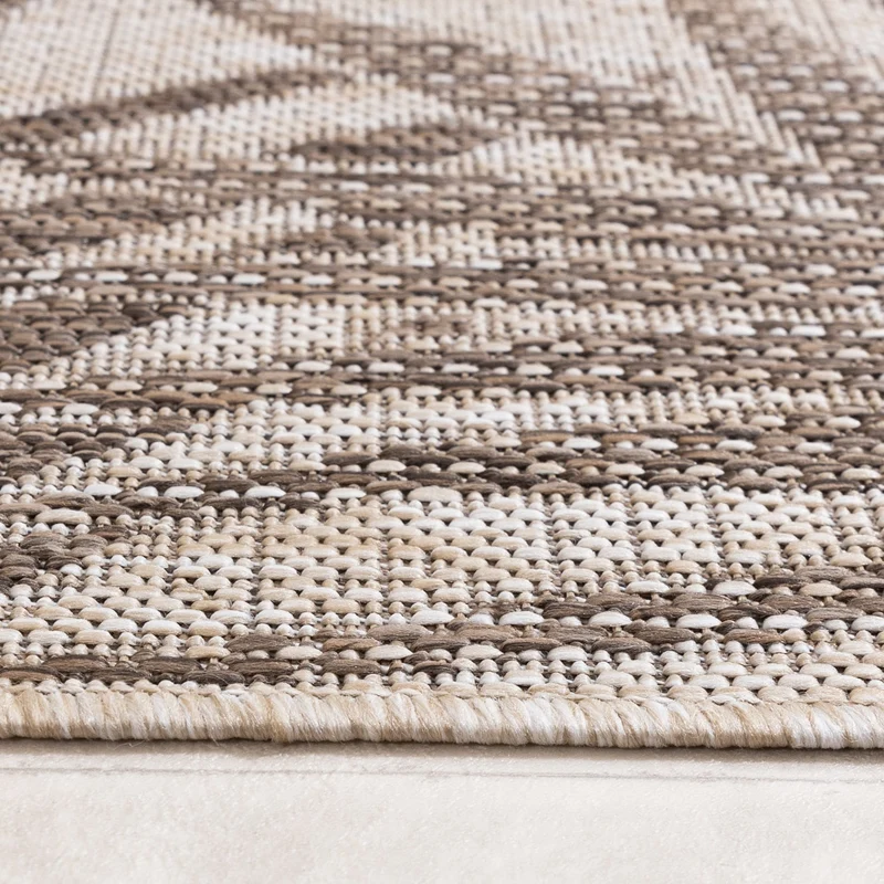 In- & Outdoor Teppich - Tiga Edge Taupe
