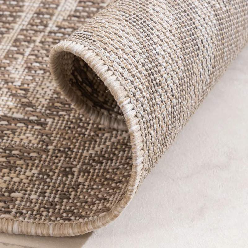In- & Outdoor Teppich - Tiga Edge Taupe