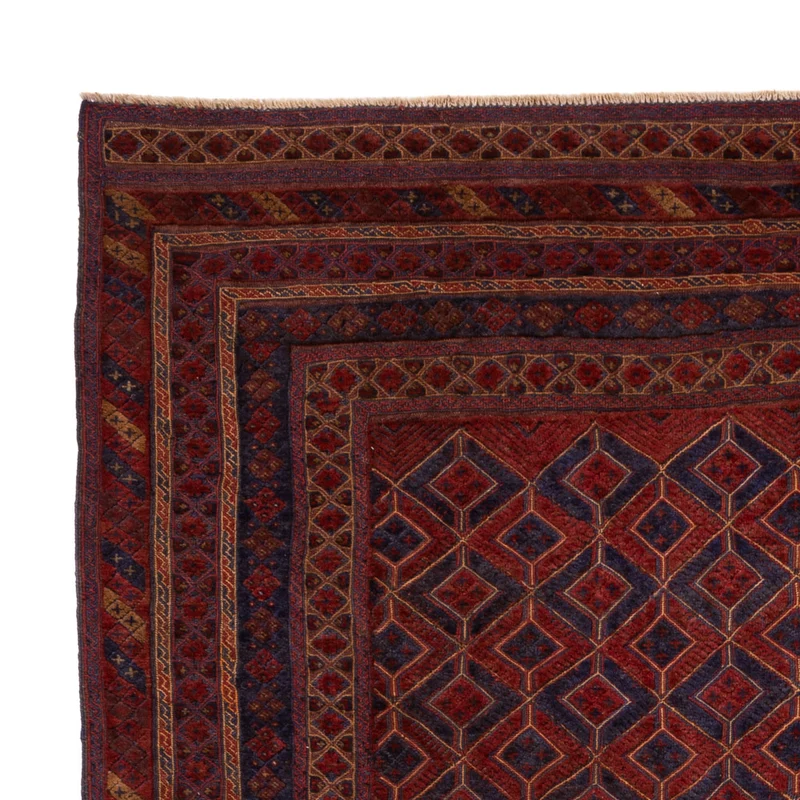 Kelim Afghan Teppich 218x273cm - rot
