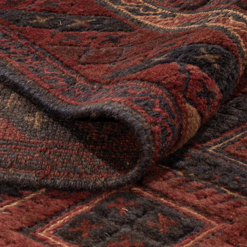 Kelim Afghan Teppich 218x273cm - rot