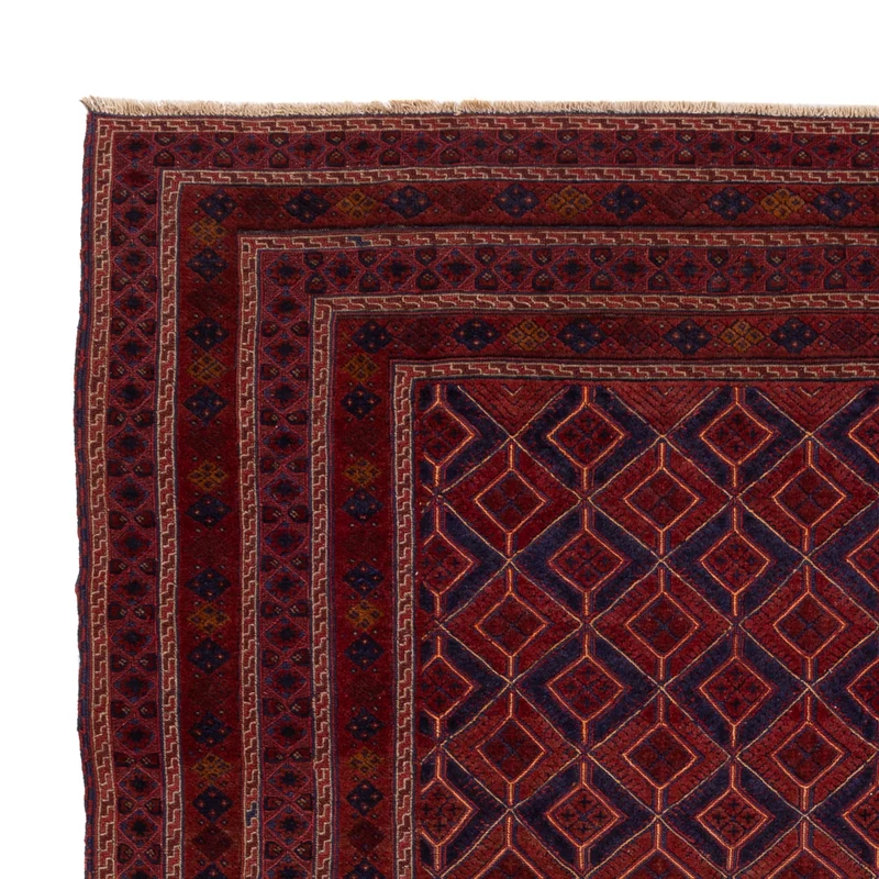 Kelim Afghan Teppich 212x283cm - rot