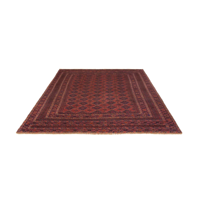 Kelim Afghan Teppich 210x284cm - rot