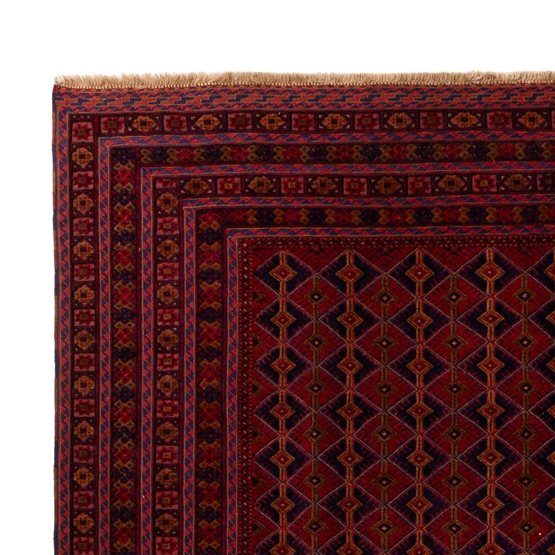 Kelim Afghan Teppich 202x292cm - rot