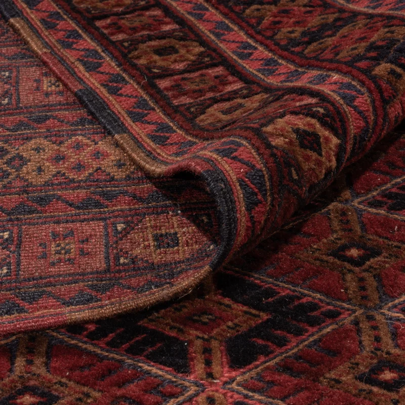 Kelim Afghan Teppich 202x292cm - rot