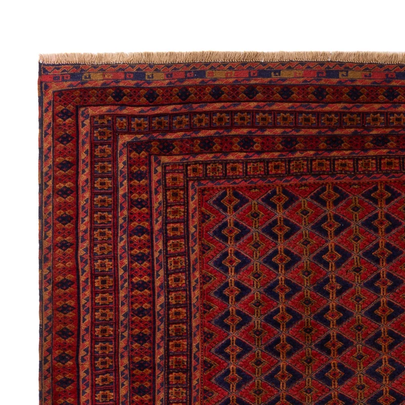 Kelim Afghan Teppich 204x287cm - rot