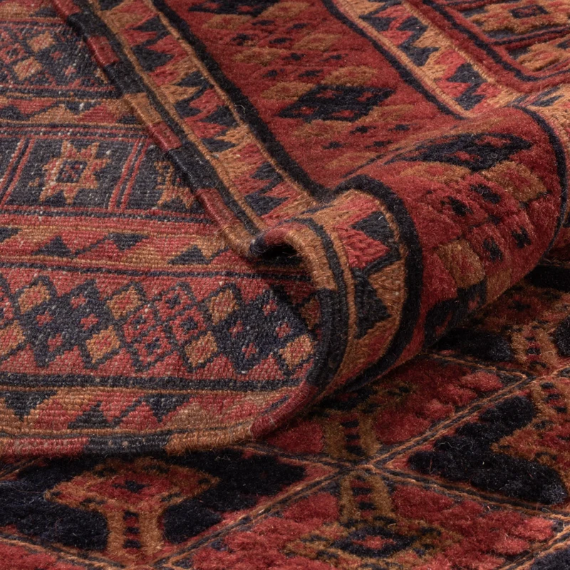 Kelim Afghan Teppich 204x287cm - rot