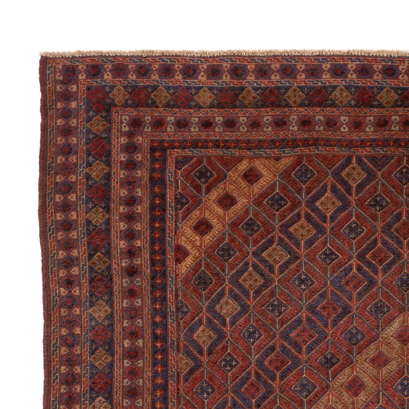 Kelim Afghan Teppich 204x287cm - rot