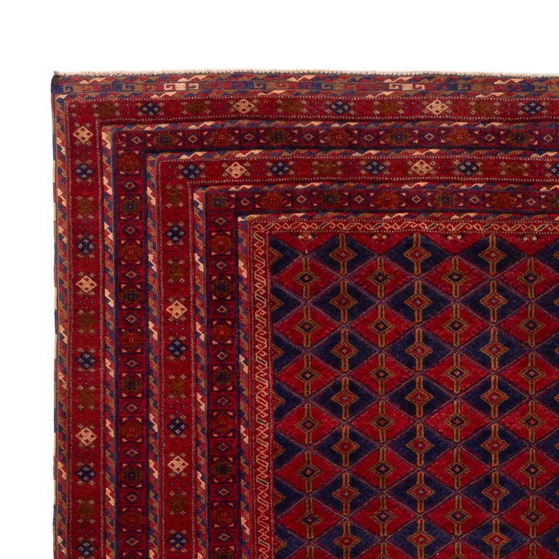 Kelim Afghan Teppich 198x294cm - rot