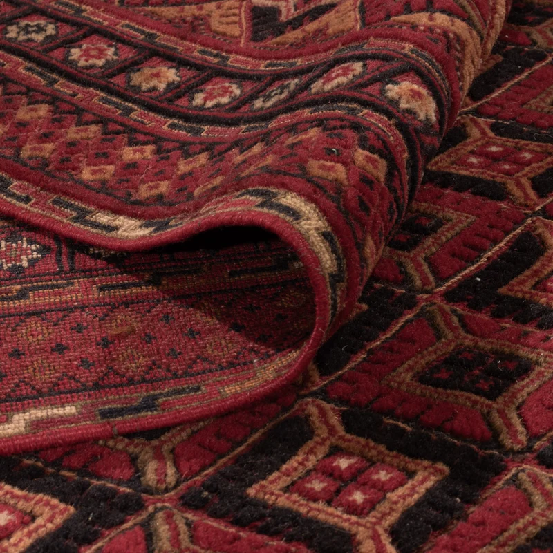 Kelim Afghan Teppich 201x291cm - rot