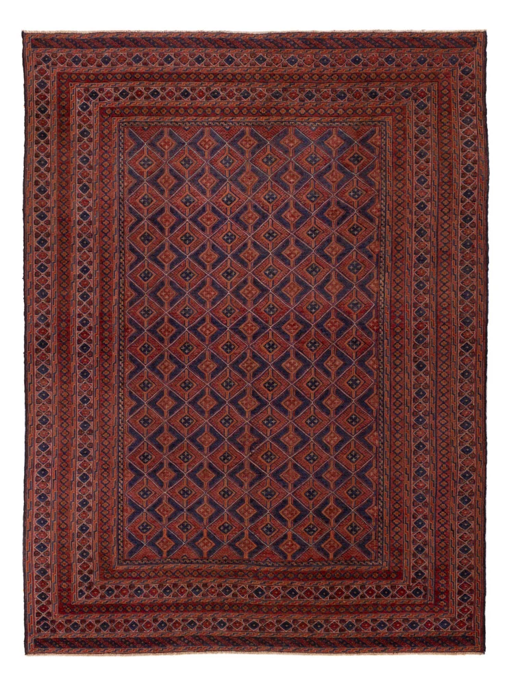 Kelim Afghan Teppich 205x283cm - rot