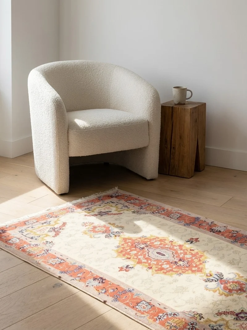 Tabriz 50 Raj · Handgeknüpft – Beige, 158x76 cm