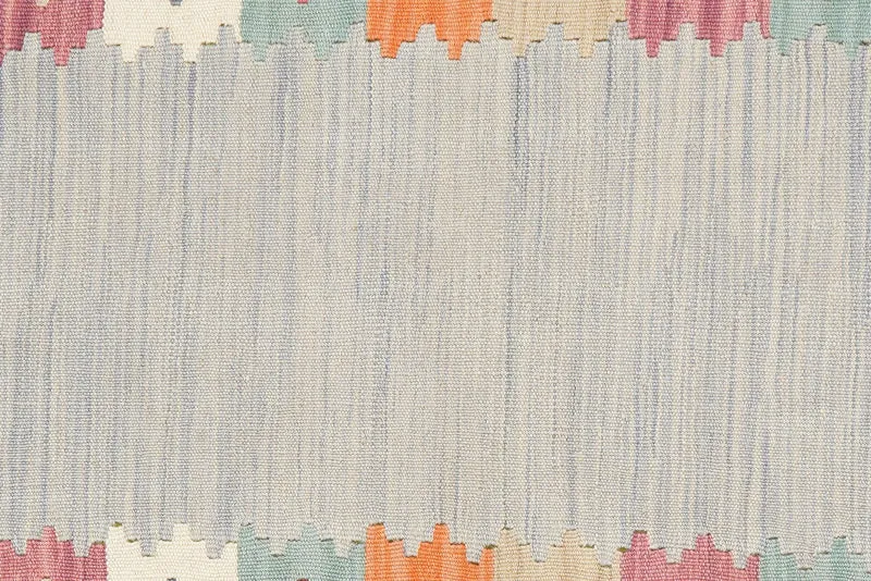 Kelim Gashgai · Handgewebt – Grau, 147x100 cm