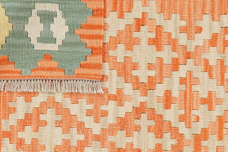 Kelim Gashgai · Handgewebt – Beige, 162x105 cm