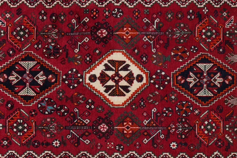 Gashgai · Handgeknüpft – Rot, 301x82 cm