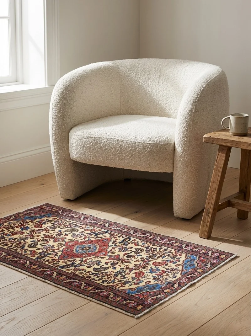 Mehreban · Handgeknüpft – Beige, 185x78 cm