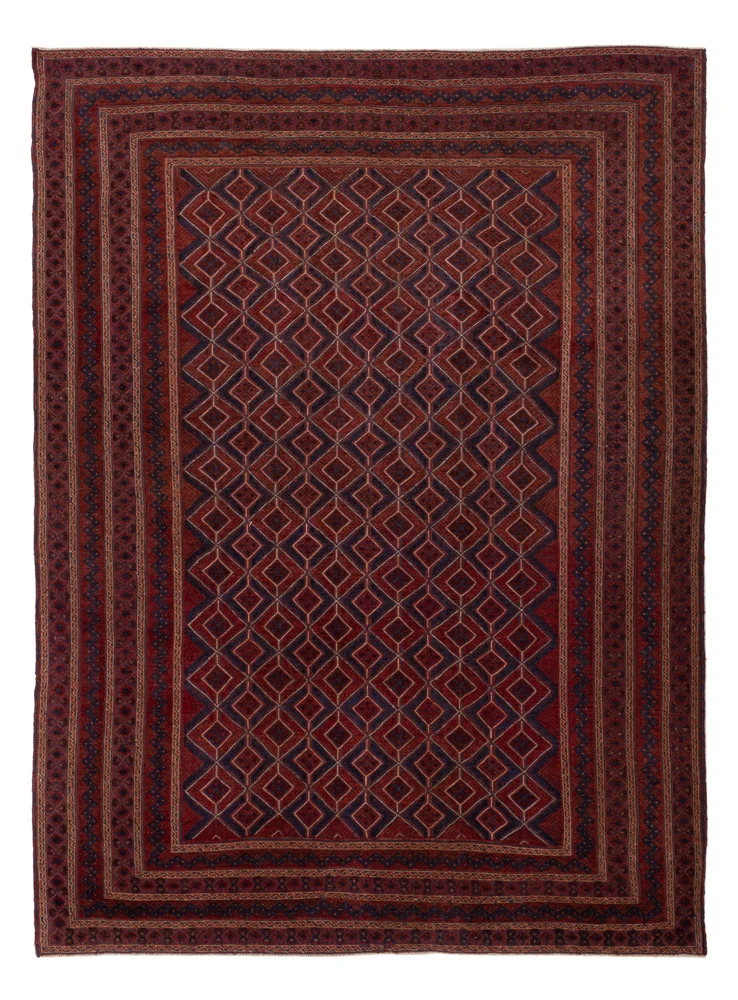 Kelim Afghan Teppich 203x287cm - rot